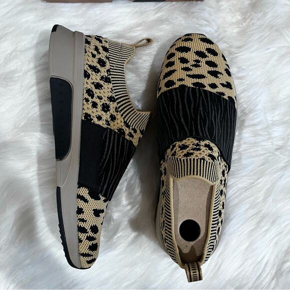 NEW Mark Nason x Skechers Modern Jogger Cheetah Mesh Knit Slip-on Sneakers NIB 6 - Picture 11 of 16